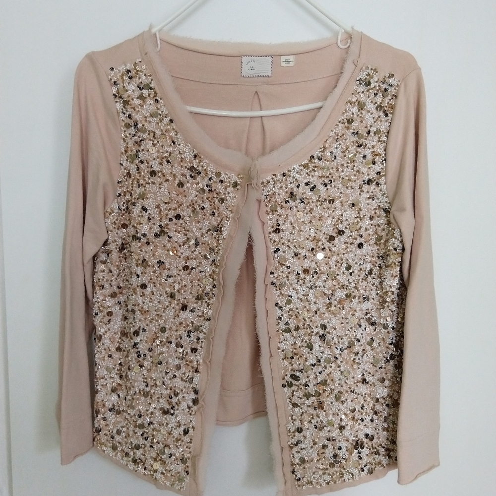 Anthropologie 9-H15 STCL Embroidered Cardigan